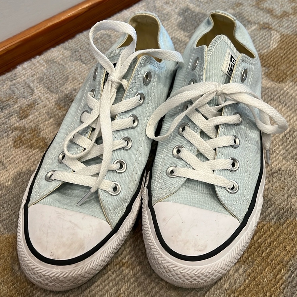 Light Blue Converse - image 1